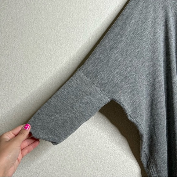 NWT Free People - We The Free Turtle Neck Tunic Top heather grey medium - Picture 7 of 14